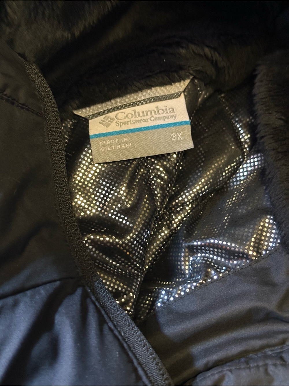 Columbia Jacket Womens XXL Black Heavenly Omni-Heat Long Puffer Coat Parka 3X - Picture 4 of 4